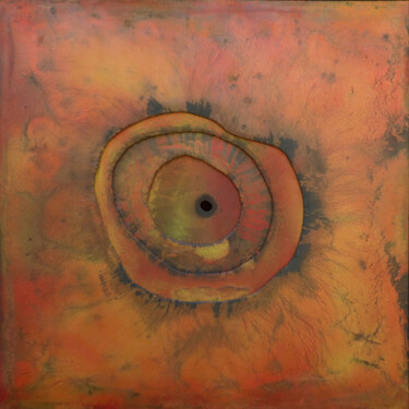 LOS ELEMENTOS. Tierra, aire, agua, fuego, éter. Peinture intitulée "LOS ELEMENTOS. Tier…" par Pin Vega, Œuvre d'art originale, Acrylique