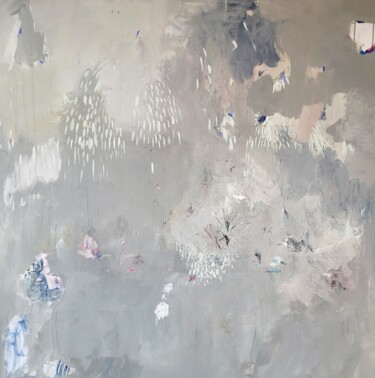 Peinture intitulée "Nuées - Gris payne" par Hortense Garand Vernaison, Œuvre d'art originale, Acrylique Monté sur Châssis en…