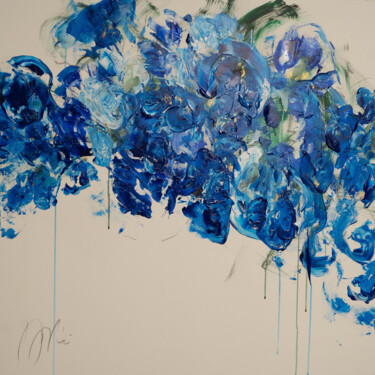 Title of artwork "Flowers" Pintura titulada "Title of artwork…" por Tomoya Nakano, Obra de arte original, Oleo Montado en Bastidor de camilla de madera