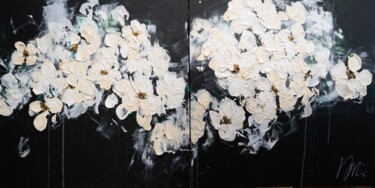 Title of artwork 'Flowers' Pintura titulada "Title of artwork…" por Tomoya Nakano, Obra de arte original, Oleo Montado en Bastidor de camilla de madera