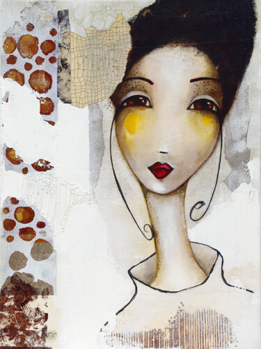 Peinture intitulée "Terri" par Armandine Js, Œuvre d'art originale, Acrylique