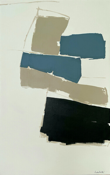 Peinture intitulée "ELIO study I" par Andrea Reichhart, Œuvre d'art originale, Acrylique Monté sur Châssis en bois