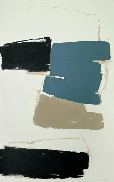 Peinture intitulée "ELIO study II" par Andrea Reichhart, Œuvre d'art originale, Acrylique Monté sur Châssis en bois
