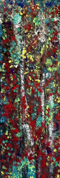 Painting titled "éternité" by Muriel Deumie, Original Artwork, Acrylic