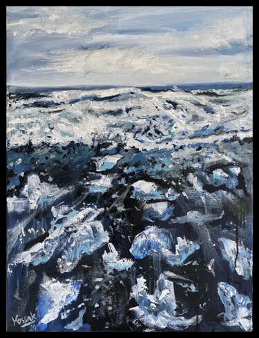 Ice I 绘画 标题为“Ice I” 由Jakub Kossakowski (Art After Hours), 原创艺术品, 丙烯