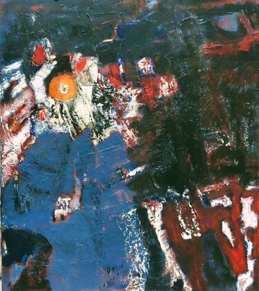 Danger de chute Peinture intitulée "Danger de chute" par Monique Morellec, Œuvre d'art originale, Acrylique