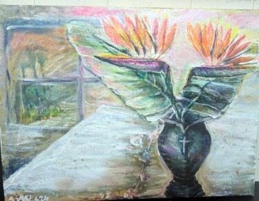 Pintura titulada ""A Still Life...is…" por Aria Savage, Obra de arte original, Oleo