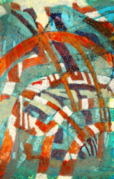 Peinture intitulée "Anadyomène" par Philippe Casaubon, Œuvre d'art originale, Huile