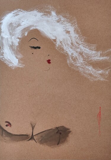 图画 标题为“Marlene” 由Olesya Nikolaeva, 原创艺术品, 墨