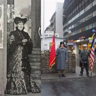 Check point Charlie-Berlin/ My brother is the most famous "Check point Charlie…" başlıklı Fotoğraf Sever tarafından, Orijinal sanat, Fotoşoplu fotoğrafçılık