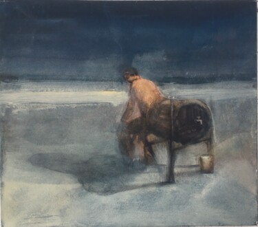 "Centaur 1 (milk sel…" başlıklı Tablo Sergii Shkoliar tarafından, Orijinal sanat, Akrilik Ahşap Sedye çerçevesi üzerine mont…