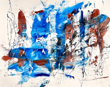 Painting titled "IMAGINAIRE V" by Joliemôme, Original Artwork, Acrylic