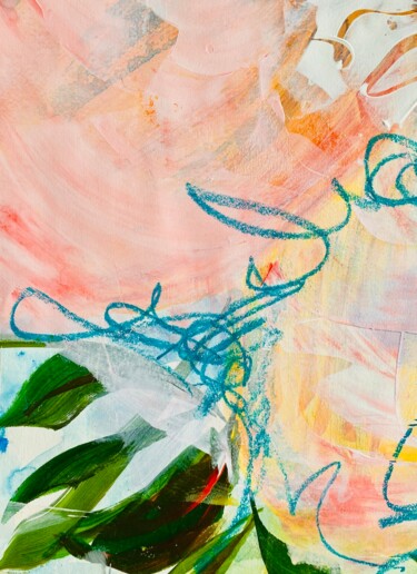 Painting titled "Take Time to Blossom" by Connie O’Connor, Original Artwork, Acrylic