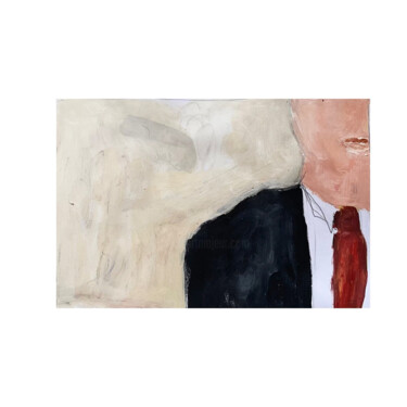 Painting titled "The Appointment 2" by Irfan Ajvazi, Original Artwork, Acrylic