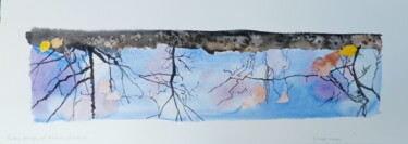 Peinture intitulée "Image inversée" par Pascale Rodriguez, Œuvre d'art originale, Aquarelle