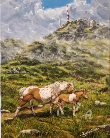 Schilderij getiteld "LES POTTOCKS DE LA…" door Frédéric Boirie, Origineel Kunstwerk, Acryl Gemonteerd op Frame voor houten b…