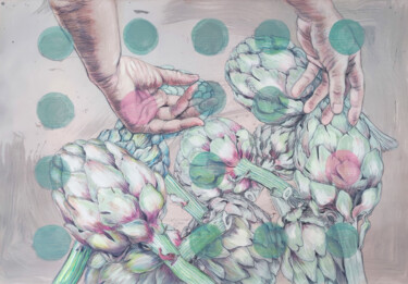 Harvest time 图画 标题为“Harvest time” 由Natalie Levkovska, 原创艺术品, 彩画