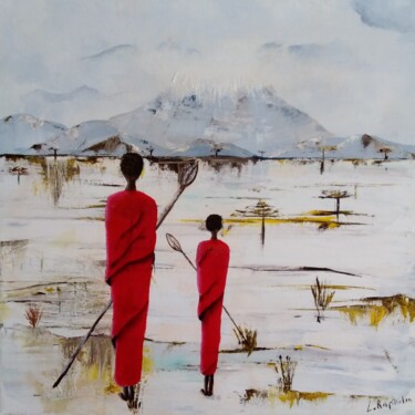 绘画 标题为“Rêve d’Afrique” 由Laurence Raphalen, 原创艺术品, 丙烯
