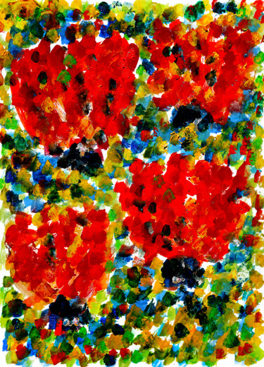 Peinture intitulée "Bagatelle" par Jean Mirre, Œuvre d'art originale, Huile