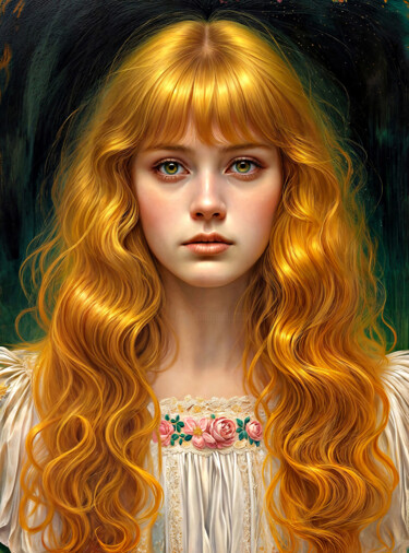 제목이 "Alice"인 디지털 아트 Mr Patrice로, 원작, 디지털 페인팅