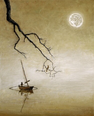 Pintura intitulada "Pacification" por Larisa Semakova, Obras de arte originais, Óleo