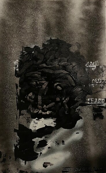 Pintura intitulada "Same old fears" por Siegfried Martiner, Obras de arte originais, Acrílico