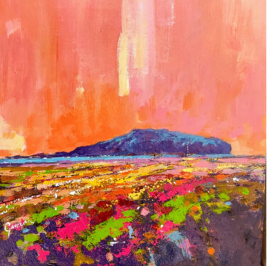 Pintura titulada "La Chimana, Puerto…" por Manuel Santiago García Cabeza, Obra de arte original, Acrílico Montado en Bastido…