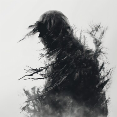 Digital Arts titled "Ethereal Dissolution" by Digital Art Storm, Original Artwork, AI generated image