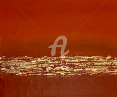 Summer heat Peinture intitulée "Summer heat" par Brigitte Dravet, Œuvre d'art originale, Acrylique Monté sur Châssis en bois