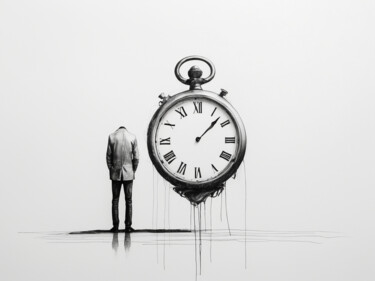 数字艺术 标题为“Time” 由Alexander Mats, 原创艺术品, AI生成的图像