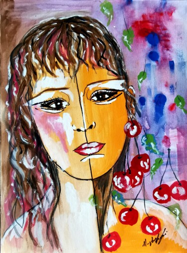 Peinture intitulée "Summer Symphoni" par Mansoureh Ashrafi, Œuvre d'art originale, Acrylique