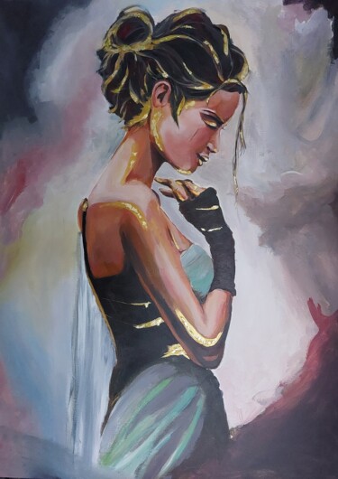 Pittura intitolato "Spartan Beauty" da Taco Van Rheenen, Opera d'arte originale, Acrilico