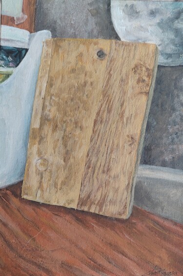 绘画 标题为“Wooden texture” 由Alisa Malyshkina, 原创艺术品, 丙烯