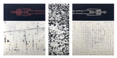 绘画 标题为“The End of Meaning” 由Quin De La Mer, 原创艺术品, 丙烯