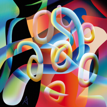 Digitale Kunst mit dem Titel "2786" von Jean Jacques Apertet, Original-Kunstwerk, Fotomontage