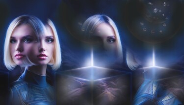 数字艺术 标题为“Fleur 1” 由Dejan Vucelic, 原创艺术品, AI生成的图像