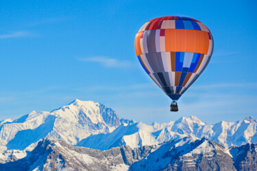 0173 - Montgolfière et le Mont Blanc