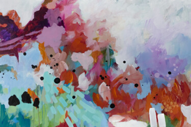 Peinture intitulée "Summer dream" par Chantal Proulx, Œuvre d'art originale, Acrylique Monté sur Châssis en bois