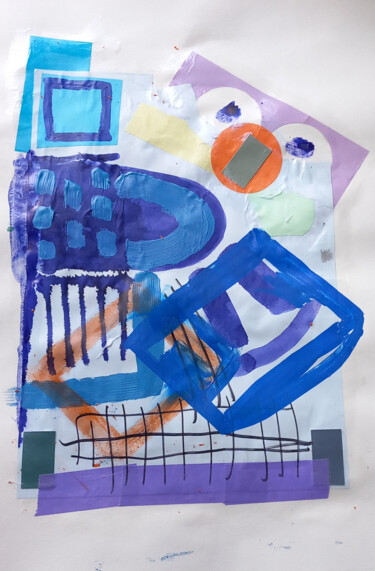 Collages titled "Untiteld4" by Ronnie Kolner, Original Artwork, Collages