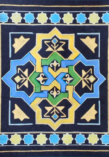 PUZZLE Peinture intitulée "PUZZLE" par Karima Cresp, Œuvre d'art originale, Acrylique