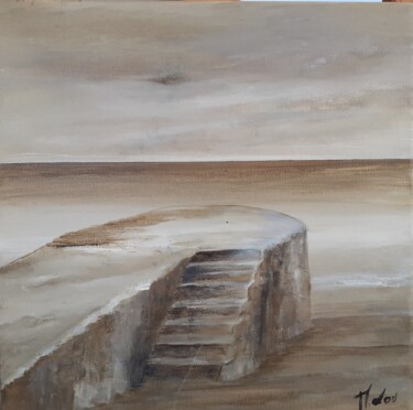 Peinture intitulée "Le Ponton" par Laurie Malbranque, Œuvre d'art originale, Acrylique