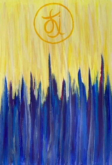 图画 标题为“Streams of light” 由Yana Melnik, 原创艺术品, 丙烯