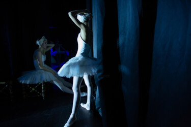 Фотография под названием "Two ballerinas back…" - Dmitrii Kiselev, Подлинное произведение искусства, Цифровая фотография