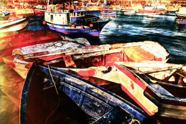 제목이 "Barcas en el Muelle…"인 사진 Alfonso García로, 원작, 디지털