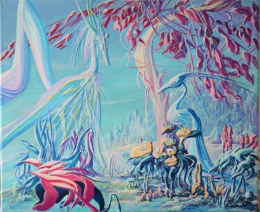绘画 标题为“paysage n°31” 由Yves Gaudillat, 原创艺术品, 丙烯