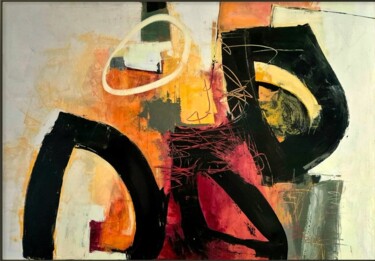 Painting titled "WICKED GAME II" by Sonja Brzak, Original Artwork, Oil