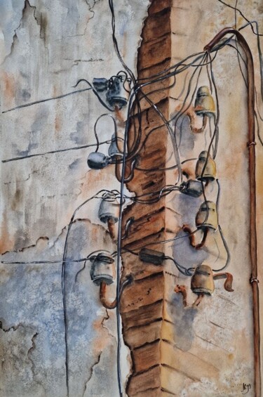 "Tangle" başlıklı Tablo Olena Yemelianova tarafından, Orijinal sanat, Suluboya
