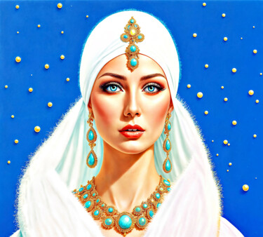 Arts numériques intitulée "Ava" par Mr Patrice, Œuvre d'art originale, Peinture numérique