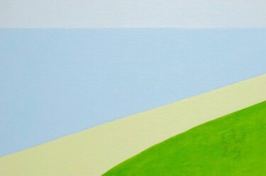 Schilderij getiteld "beach 5.24" door Ed Weyden, Origineel Kunstwerk, Acryl