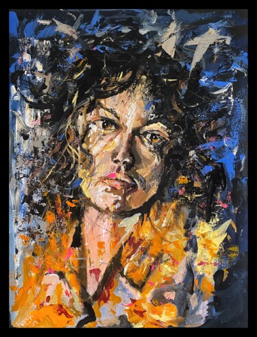 绘画 标题为“Nathalie” 由Jakub Kossakowski (Art After Hours), 原创艺术品, 丙烯